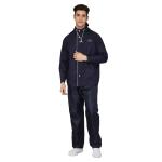 The Clownfish Arthur Blue Raincoat With Hood And Reflector For Men