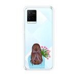 Emble Designer Clear Tranperant Silicone Case For Vivo Y21 -Design A2 ( TPU | Soft , Vivo Y21 | Multicolor )