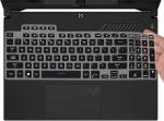 Laprite Keyboard Protector Cover for 2022 ASUS TUF Gaming F17 FX707 & F15 FX507, Black