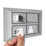 BabyPro BabyProofing Electric Socket Covers 5 Amp. & 15 Amp. (Set of 12) by Certified Professional Childproofer, Child Safety Shutters, Protectors for Babies (White)