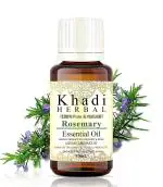 Khadi Herbal 100% Pure & Natural Rosemary Essential Oil Aroma Therapy Oil for Body & Soul (15 ml)