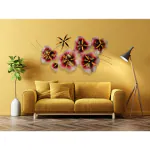 Jeeshan Handicrafts Modern Metal Art Decor Iron Wall Decor Wall Hanging Home Decoration Perfect for Living Room/Hotel/Restaurant/Bedroom/Drawing Room Multi Colour