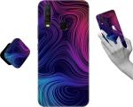 Cobiertas Back Cover for Vivo Y17, Vivo U10 (Multicolor, Cases with Holder, Pack of 1)