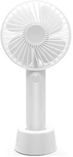 Flysto White Abs Plastic Mini Usb Hand Fan
