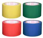 ISAN Floor Marking Vastu Tape YELLOW+RED+GREEN+BLUE Colour 72MM (3