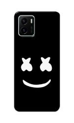 Tweakymod Printed Smirk face Back Cover for VIVO Y10
