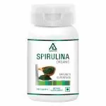 Aplomb Organic Spirulina 500mg (100 Capsules) | Nature's Superfood | Rich in Protein, Vitamins & Minerals | Boost Energy | Supports Immune System and Overall Wellness (Pack of 1)