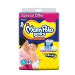 MamyPoko Pants Standard Baby Diapers, Large (L), 46 Count, 9-14 Kg
