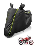 Mockhe 100% Waterproof Bike Cover for Hero CBZ Xtreme Coated, Dustproof UV Protection Custom Fit bike cover-(Black)