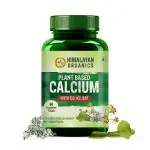 Himalayan Organics Plant Based Calcium for Bone Health- 120 Vegetarian Capsules