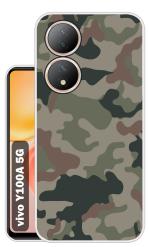 Case Club Multicolor Silicon Shock Proof Back Cover for vivo Y100A 5G. vivo Y100 A 5G