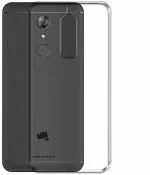 COVERBLACK Rubber Back Cover Compatible model for Micromax Canvas Infinity HS2 - Transparent