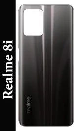FRIENDZZWORLD Space Black Plastic Back Panel For Realme 8I
