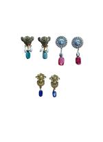 Mayilirahu Handicrafts Handmade Stylish Attractive Earrings Pack of 3