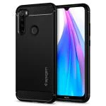 Spigen Matte Black TPU Rugged Armor Back Cover Case For Redmi Note 8T