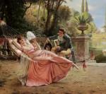 Elegance Museum Outlet Painting Victorian Romance Painting Canvas - 32 X 36 Inch