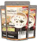 Instant Coconut Chutney Mix | 300g (3 Packs of 100g Each) | Superfood Chutney