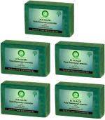 Khadi Herbal Natural Pure Rosemary Lavender Soap, 125 Gm Each (Pack Of 5)