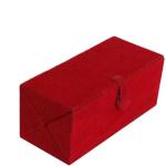 Addyz Pack of 3 Earring Box Jewellery Vanity Box (Maroon)
