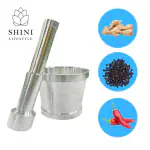 SHINI LIFESTYLE Imam Dasta, Okhli , Adrak Kutne Wala, Kitchen masher, khallar, Spice masher Aluminium Masher (Pack of 1)
