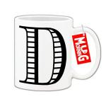 Mug Morning D Letter Mug Coffee Mugs with Letter D D Alphabet Mugs Letter Mugs