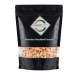 Farmsive Roasted Unsalted Peanut High Calorie Rich Source of Manganese - 400 g