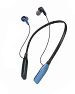 SOFTY IN-EAR BLUETOOTH NECKBAND WITH MIC, 48 HOURS PLAYTIME, 20MM DRIVER, CLEAR CALLS, SUNG-FIT, TYPE-C CHARGING, IPX4 WIRELESS NECKBAND SW-09 TONES - BLUE