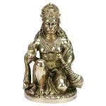 RITUALISTIC Brass Hindu God Bajrangbali Bhagwan Hanuman Idol Statue Murti