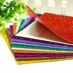 PERDAY Glitter Sheet A4 Size For Craft Set of 10 For Art and Craft Work Glitter Sparkle Sheets 10 Colors