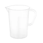 N M Z Plastic Measure Jar Cup Glass for Kitchen Cooking Jug Baking & Measuring Solids and Liquids (Transparent, 1000 ml) Pack of 2 || Measuring Jug 1000 ML || Measuring Jug for Lab ||