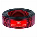 MX High Performance Red & Black Speaker cable 40 WIRE = 18 AWG - 50 meters Coil - Premium Speaker Wires for Home Theater Systems, Speakers, Vehicles, Car Audio, Amplifiers, Hi-Fis, Receivers (MX-3977)