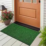 HOWNICE Plastic, PVC (Polyvinyl Chloride) Door Mat (Green, Medium)