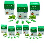 Sugar Fighter Stevia Sachets 50 [Pack of 9] 100% Sugar Free I Diabetic Control I Zero Calorie