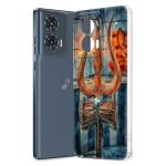 Fashionury Back Cover for Motorola Edge 50 Fusion Designer, Printed,Transparent,Flexible, Silicon -D0035
