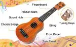 PlayVista Toy Guitar Kids Toy 4 Strings Mini Children Musical Instruments Educational Learning Toy for Children,Girls & Boys Toddler Beginner Sound Toys Best Gift Classical Instrument birthday or party present.