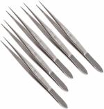 Alis Dissecting Thumb Forceps Pointed 6 Inch Tip Surgical Instrument (Set Of 5)