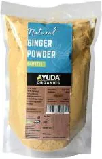 Ayuda Organics Dry Ginger Powder I Natural and Organic Sunth, Sonth Powder I Dehydrated, Pure & Aromatic I Pesticide and Chemical Free I Gluten Free I Ready to Use I for Cooking Baking & Tea - 250g