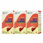 FYTIKA Fit Liver For Healthy and Strong Liver - Enriched with Milk thistle 200mg, Kutki 50mg, Punarnva 25mg, Bhumi Amla 25mg and Probiotics | 180 Tablets