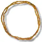 Cozynook Vrindavan Tulsi Kanthi Mala for Women, Tulsi Mala for Neck | Not for Jaap | Length 18