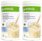 Herbalife Nutrition Formula 1 Nutritional Shake Mix - Kulfi Flavor Combo Pack of 2 For Weight Loss Nutrition Drink (2x0.5 kg, Kulfi Flavored)