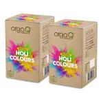 OrgaQ Organicky Natural Holi Colours | Organic Holi Colours 800 Grams Combo (400g*2)