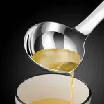 MONYRO Versatile Oil Filter Spoon: Stainless Steel Cooking and Grease Strainer, Non-Stick Deep-Fry Skimmer, and Fat Separator Tool for Kitchen Use