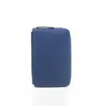 Oblique's - Trotter Zippered Passport Pouch for Men & Women| Faux Leather with a YKK Zipper| Passport holder with Debit & Credit Card Slots and compartments for important documents| Navy