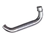 SMATAN Bajaj Pulsar 150 Silencer Bend Pipe (Chrome)