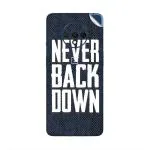 GADGETSWRAP Printed Vinyl Skin Sticker for Oneplus 7T - never-back-down