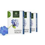 Pearl Skin Whitening Facial Kit For Women / Men | 5 Easy Steps | Remove Dead Skin, brightens & Lightens Skin Tone | Idea For All Skin Type | Paraben , Sulphate & Chemical Free (Pearl, Pack of 3, 50gm Each)