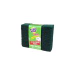 STEEL KING Multi-Purpose Cleaning Scouring Pad For Kitchen Use | Kitchen and Home Cleaning Sponges |Pack of 5 | 7*12*11 cm