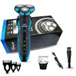 Noymi ET-100 Shaver and Trimmer for Men Light Weight and Long battery Life (Blue)