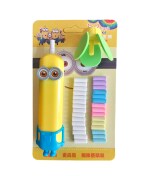 Triple Paper Electric Eraser Minion Design 30 Extra Erasers & 1 Yellow Color