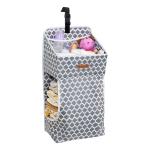 PrettyKrafts Nursery Organizer and Baby Diaper Caddy Hanging Diaper Organization Storage for Baby Essentials /Hang on Buckle, Changing Table or Wall